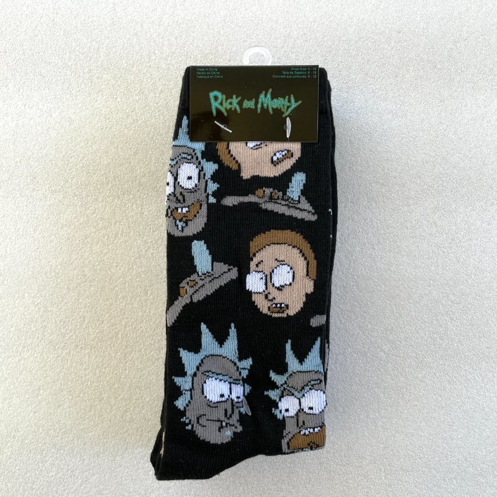 Rick and Morty Crew Socks (3-pack)